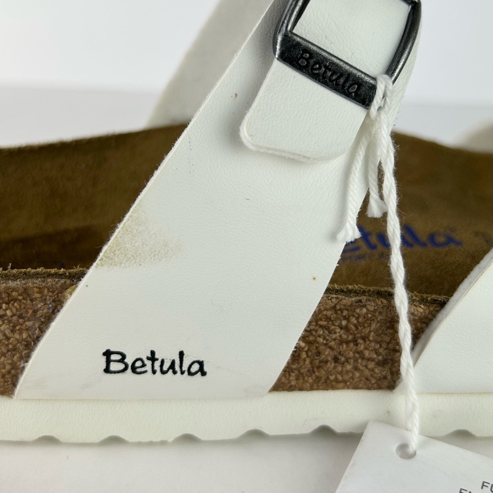 Birkenstock Betula Mayari White Birko-Flor Sandals EU 42 US L 11 - Picture 10 of 16